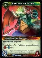 Sogoridon the Savage - Reign of Fire - World of Warcraft TCG