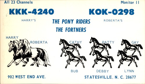 Statesville radio qsl - statesville,
