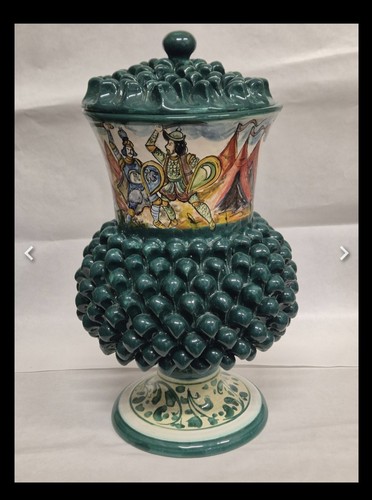 Potiche pigna ceramica - pigna,