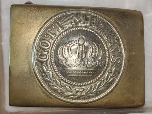German original belt buckle - ,