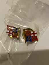 DUE BANDIERE DI BOMPRESSO DELLA MARINA MILITARE PINS