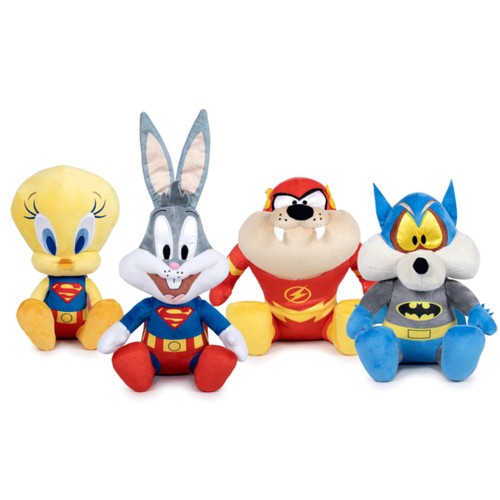 Peluche supereroi looney - looney, tunes