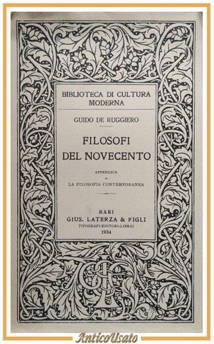 Filosofi del novecento - filosofi,