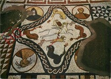 Postcard lullingstone roman - postcard;,