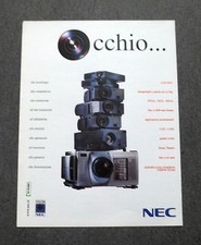 F704-Advertising Pubblicità- 2000 - NEC LCD DLP SVGA XGA SXGA CAD CAM 