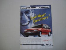 advertising Pubblicità 1990 OPEL CORSA SWING