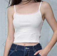 brandy melville bianco rosa