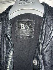 Home Made Leather Jacket Black