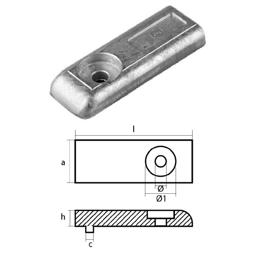 Tecnoseal 00833al anodo - tecnoseal,