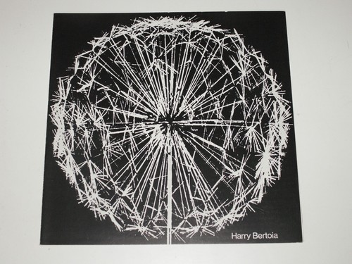 Brochure vintage harry bertoia - harry,