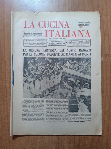 Cucina italiana 1935 - cucina, 8/1935