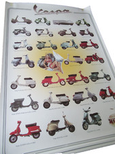 POSTER VESPA D'EPOCA ANNI 60