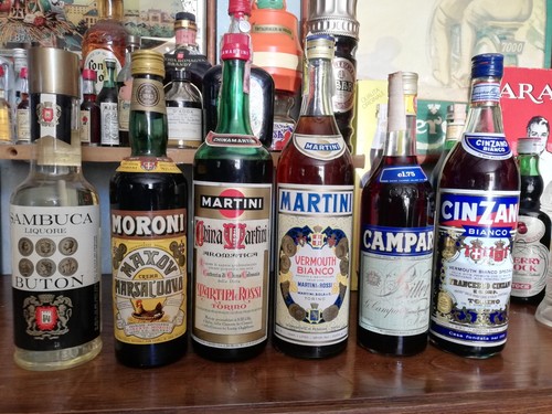 Bottiglie liquore vintage - bottiglie,