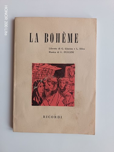 Libretto opera la bohème - d'opera,