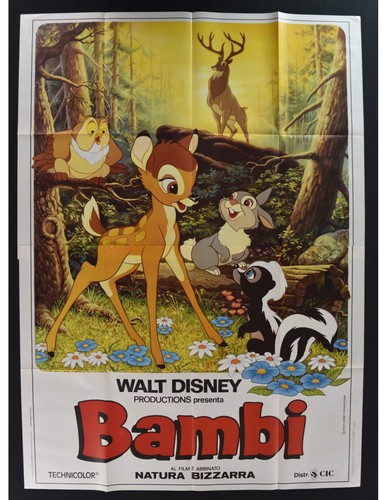 Manifesto bambi walt disney - manifesto,