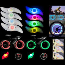 BICICLETTA RAGGI LUCI LED MOTO COPRI AUTO RUOTA COLORI BIKE BICI LUCE