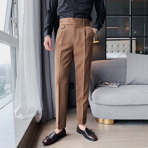 Pantalone uomo vita alta