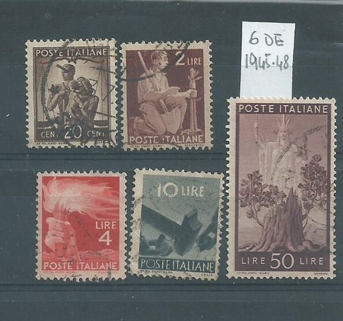 Francobolli italia 1945 48 - italia, 1945-48