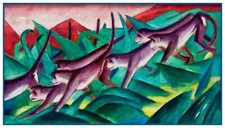 Franz Marc's 7 scimmie modello