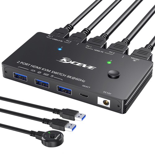 Aoocoo switch kvm - 2, pc
