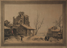 PAESAGGIO INVERNALE E ROVINE