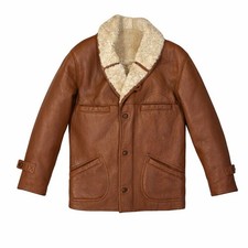 Vintage Giacca Shearling Pelle