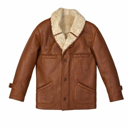 Vintage giacca shearling pelle - vintage,