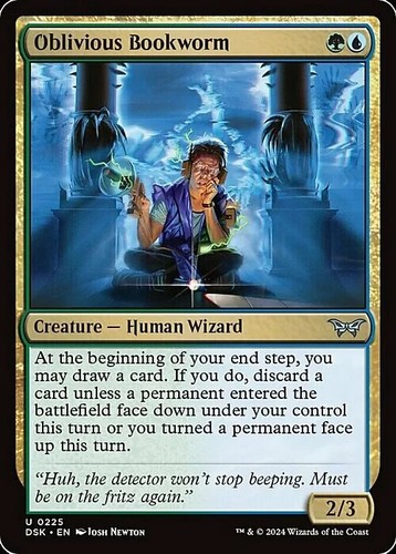 Mtg oblivious bookworm 4 - -,