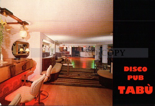 Cartolina disco pub tabu - disco,