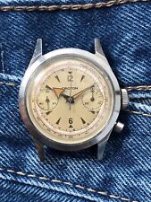 Croton Chronograph First Series Venus 210 Good Working For Parts Vintage Watch