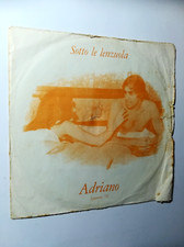 SOTTO LE LENZUOLA  ADRIANO CELENTANO 45 giri CLAN 1975 DISCO SANREMO 71 M.BUONO