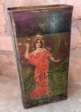 Polvere da sparo caccia Excelsior Milano scatola in latta VUOTA da collezione