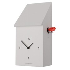 HALF TIME bianco Domeniconi Sorprendente orologio a cucu da appoggio e da parete