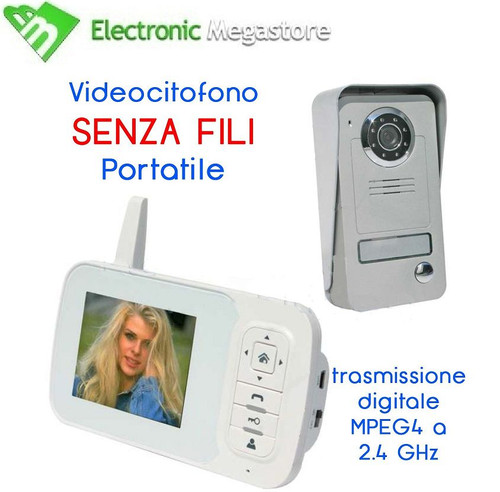 Videocitofono senza fili - videocitofono,