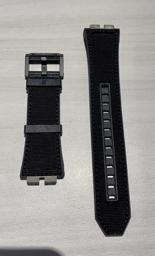 Hublot black rubber nylon - black,