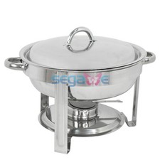  Vassoio buffet banchetto acciaio inox catering piatto tondo 5 quarti argento