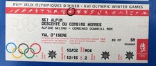 billet ski descente combiné -