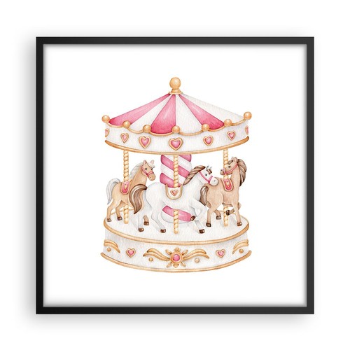 Poster 50x50cm giostra - poster,