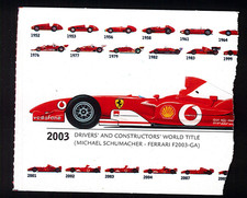 Biglietto Museo Galleria Ferrari F2003 Michael Schumacher 2003 ▓
