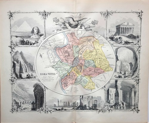 1885 ancient classical map - ancient,