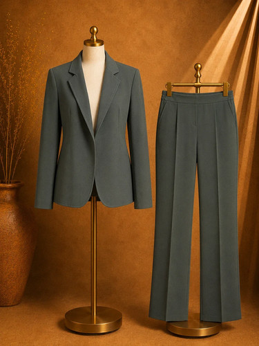 Tailleur donna grigio scuro - grigio,
