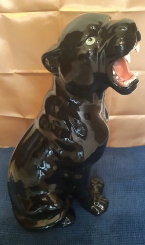Pantera nera ceramica - pantera,