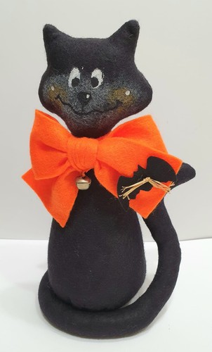Pupazzo gatto nero halloween - gatto,