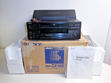 Sony CDP-CX100 Mega Storage scambiatore CD 100x, scatola originale come NUOVO, 2 anni di garanzia