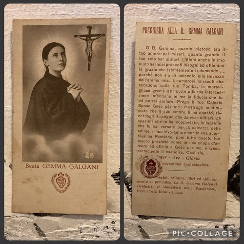 Santino beata gemma galgani - beata,
