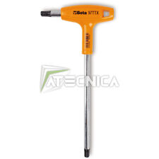 Chiave manuale Torx con impugnatura Beta 97TTX da T6 a T50 modello a T cromate
