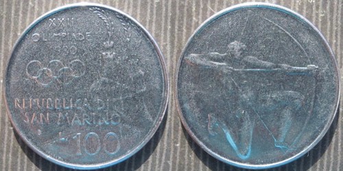 San marino 100 - #, 1980