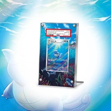 Pokémon PSA/Raw Vetrina WARTORTLE 171/165 - Display Acrilico Esclusivo Extended