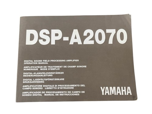 Yamaha dsp a2070 amplificatore - yamaha, dsp-a2070