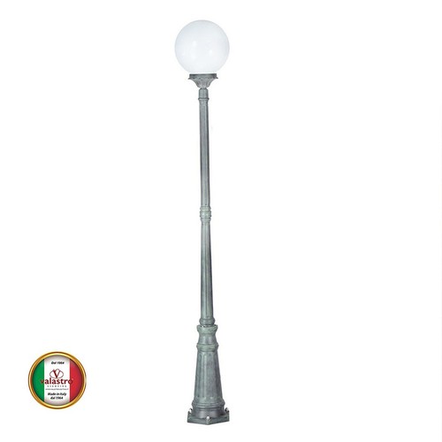 Lampione alluminio h214 - alluminio,